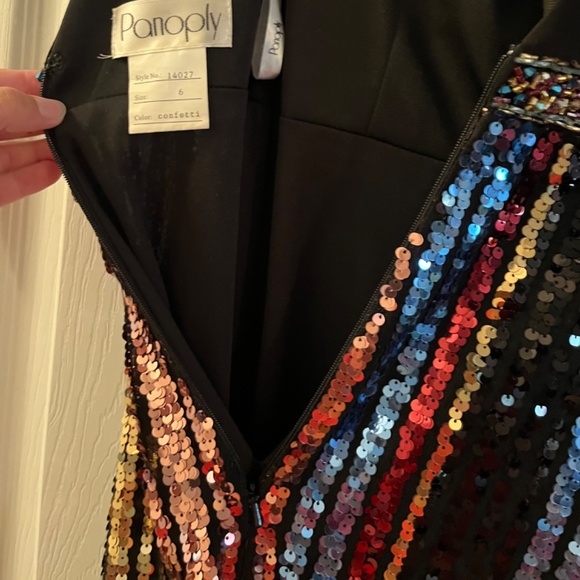 Homecoming prom Dress size 6 Panoply colorful - Picture 3 of 4